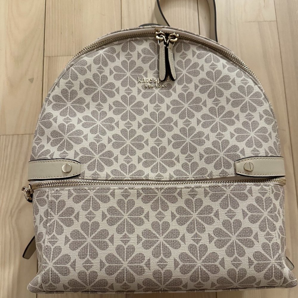 Kate Spade Spade Flower Coated Canvas Day Pack Medium Backpack